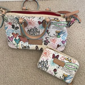 Disney Dooney & Bourke purse and wallet combo